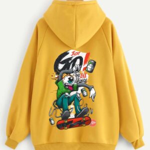 Cringe Art Printed Hoodie