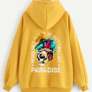 Skull Printed Hoodie