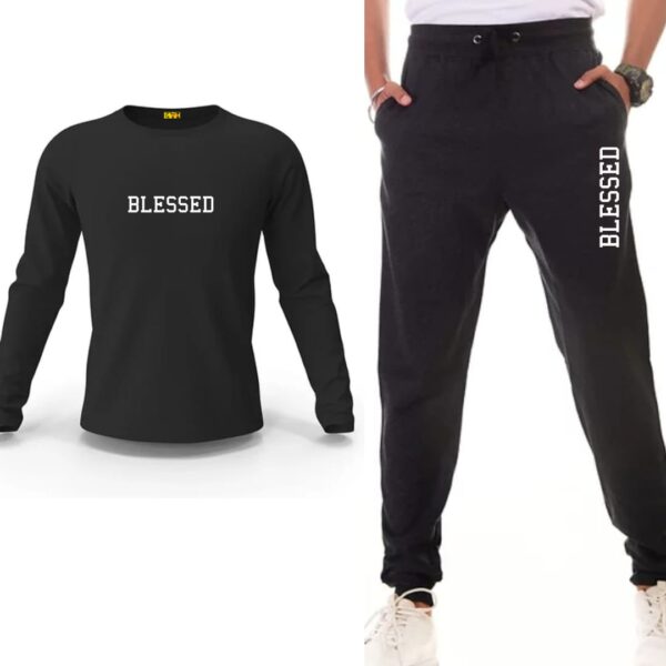 Blessed Printed Track Suit Set