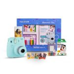 Fujifilm Instax Mini 9 Instant Camera (Ice Blue) Moments Box