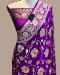 Banaras Semi Georgette Silk Weaved Saree