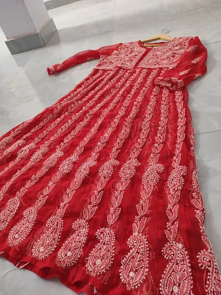 Chikan Yogdaar Anarkali