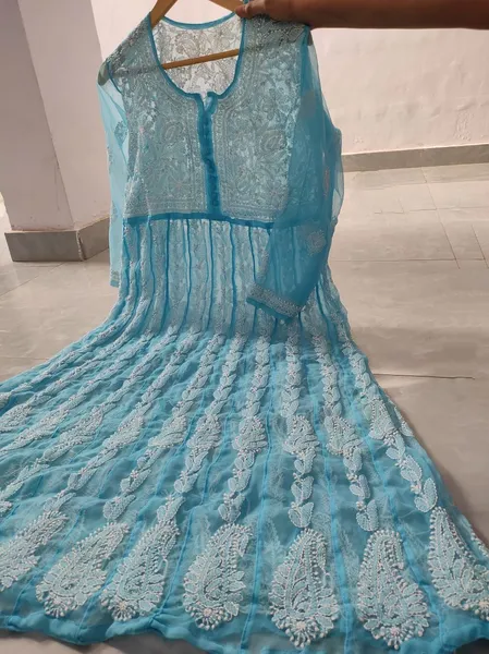 Chikan Yogdaar Anarkali