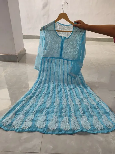 Chikan Yogdaar Anarkali