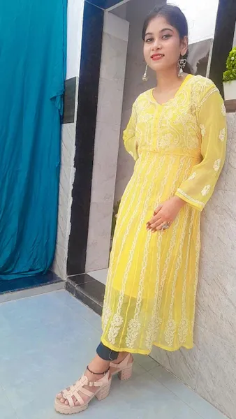 Chikan Yogdaar Anarkali