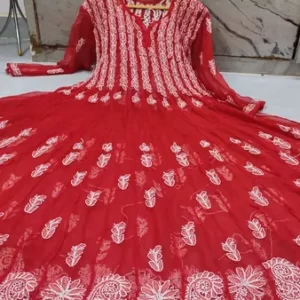 56 Kali Chikankari Anarkali