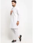 White Gents Kurta Pyjama