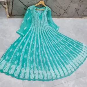 56 Kali Chikan Anarkali