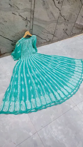 56 Kali Chikan Anarkali