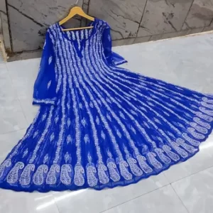 56 Kali Chikan Anarkali