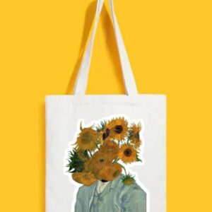 Reusable Tote Bags|100% Organic Cotton Bag | Multi-Purpose Bag| Flower head printed | Stylish Bag