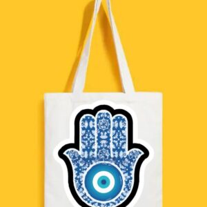 Reusable Tote Bags|100% Organic Cotton Bag | Multi-Purpose Bag| Third eye printed | Stylish Bag