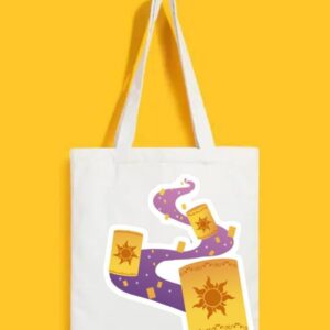 Reusable Tote Bags|100% Organic Cotton Bag | Multi-Purpose Bag| Good luck printed | Stylish Bag