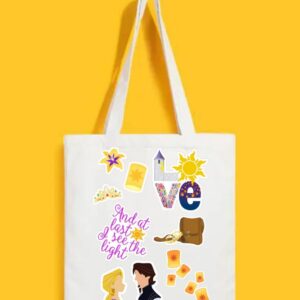 Reusable Tote Bags|100% Organic Cotton Bag | Multi-Purpose Bag| Stickers printed | Stylish Bag