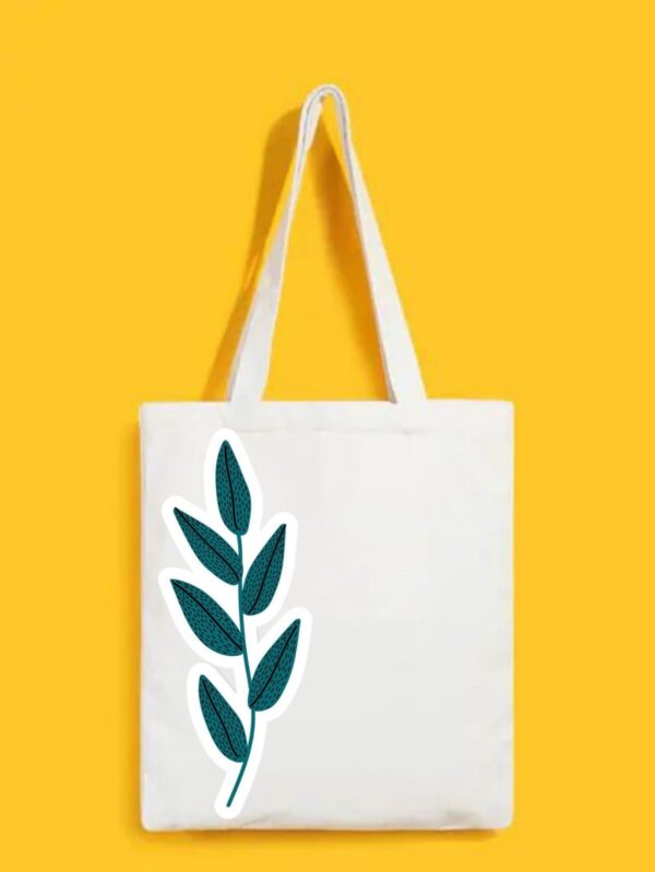 Reusable Tote Bags|100% Organic Cotton Bag | Multi-Purpose Bag| Leaf printed | Stylish Bag