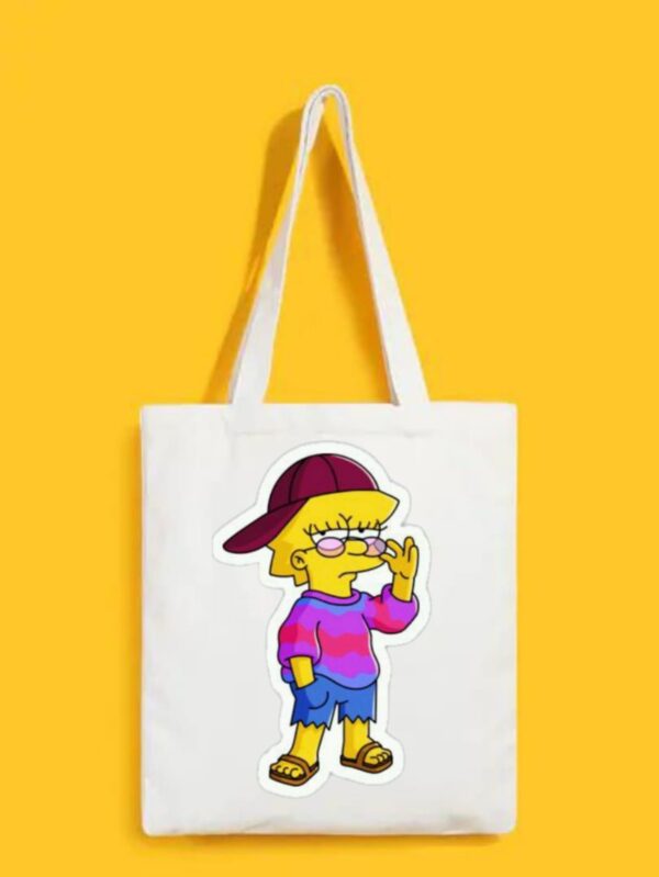 Reusable Tote Bags|100% Organic Cotton Bag | Multi-Purpose Bag| Cartoon printed | Stylish Bag