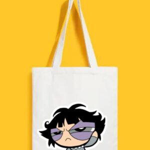 Reusable Tote Bags|100% Organic Cotton Bag | Multi-Purpose Bag| Angry girl printed | Stylish Bag