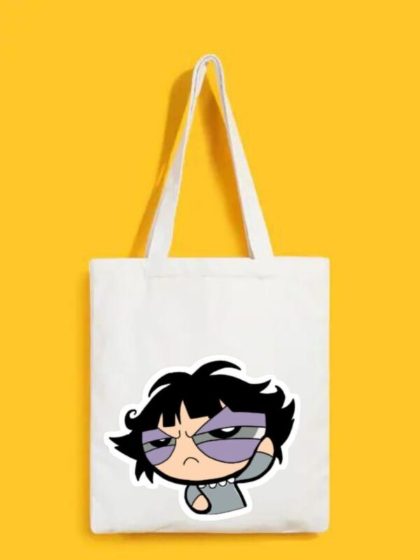 Reusable Tote Bags|100% Organic Cotton Bag | Multi-Purpose Bag| Angry girl printed | Stylish Bag