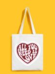 Reusable Tote Bags|100% Organic Cotton Bag | Multi-Purpose Bag| Quote printed | Stylish Bag