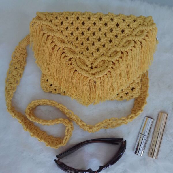 Bright Yellow Sling Bag