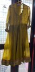 Biba branded yellow cotton anarkali suit