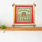 Hand Printed Saura Tribal Painting