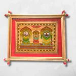 Jagannath Balabhadra Subhadra Picture Frame | Hand Printed Artwork