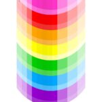 Multicolor Glass Cone Effect Mobile Case Cover