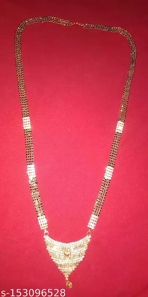 American Diamond long 40 cms necklace for all occasions