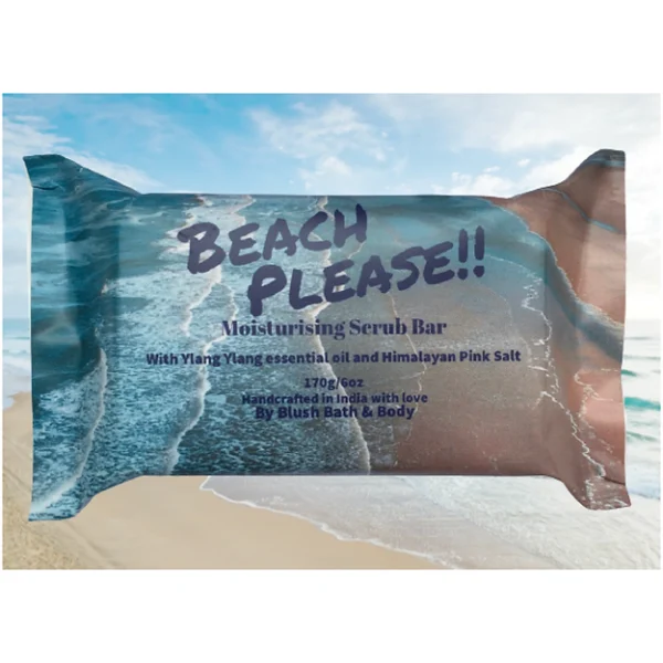 Beach Please Scrub Bar- With Himalayan Pink Salt