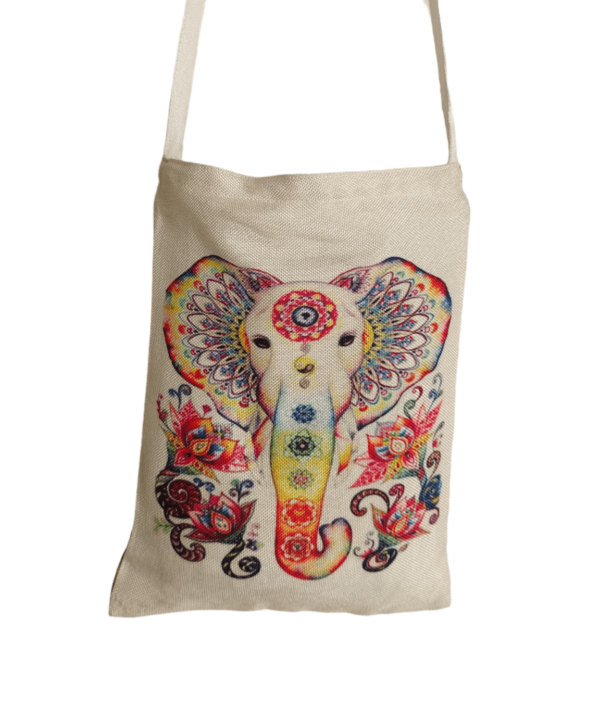 Elephant Print Mini Tote Bag