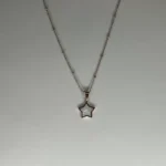 Delicate MOP Star Pendant Chain