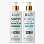 Keratin Protien Smooth Shampoo and Keratin Protein Smooth Conditioner for Damage Repair Hair, Smoothening (200ML + 200ML) (PACK OF 2)