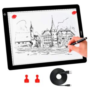 MAGNETIC X-LED Drawing Board A4 SIZE