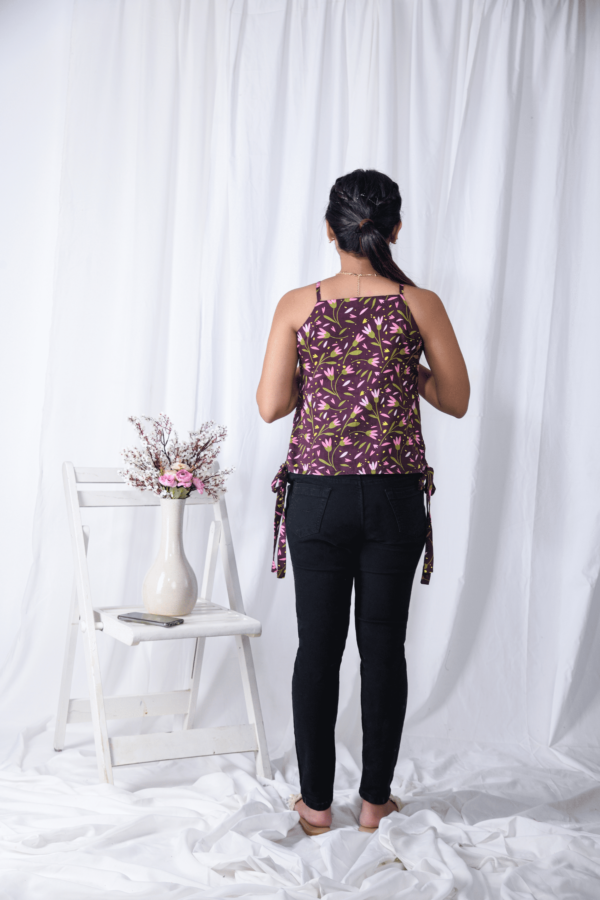 Multicolor Printed Floral Fusion Top