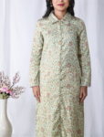 Green Printed Floral Shirt Kurta