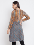 Multicolor Printed Jacquard Kurta