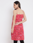 Pink Printed Floral Daisy Kurta