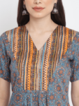 Cocktail Printed Floral Motif Kurti