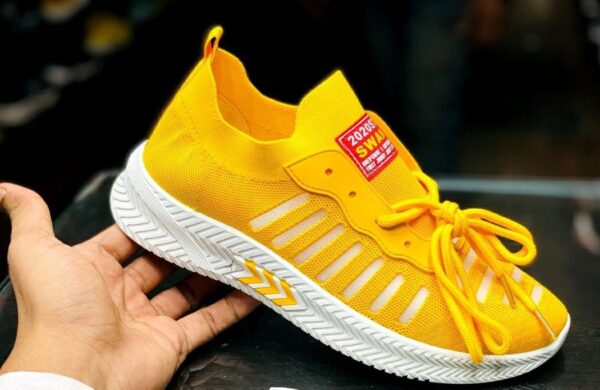 Imported Sports Shoes (Yellow - UK9 Size)