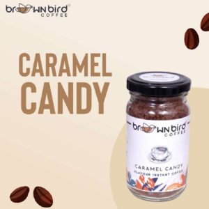 Brownbird Instant Flavoured Coffee - CARAMEL CANDY 60GM