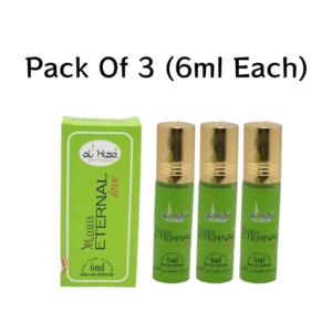 Al hiza perfumes Eternal Love Roll-on Perfume Free From Alcohol 6ml (Pack of 3)