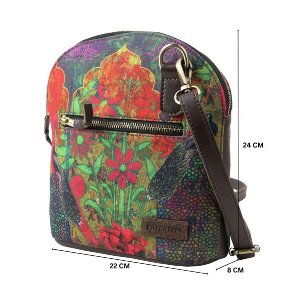 Colour Splash Flower Crossbody Bag