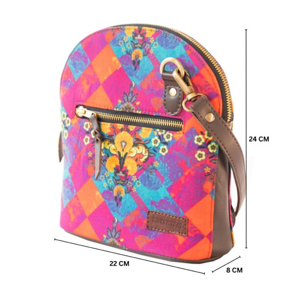 Women Multicolor Floral Crossbody Bag