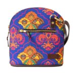 Printed Multicolour Crossbody Canvas Bag