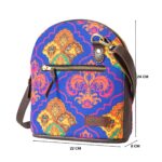 Printed Multicolour Crossbody Canvas Bag