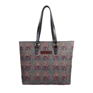 Royal Alpha Printed Tote Bag