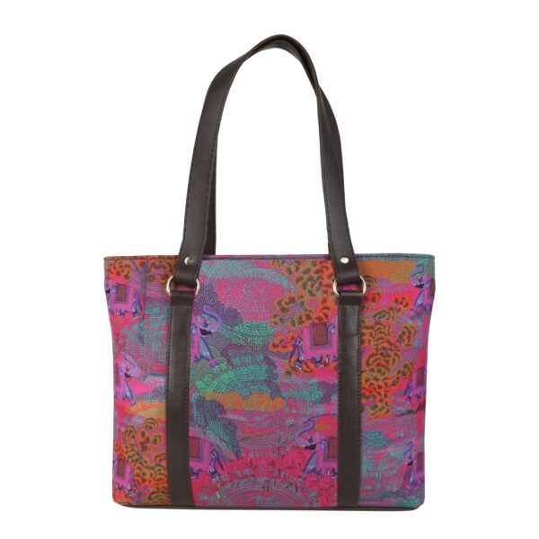 Royal Elephant Shoulder Tote Bag