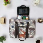 Deer Print Office Tote Bag