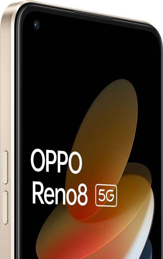 unboxed-Reno8 5G (Shimmer Gold, 128 GB) (8 GB RAM)